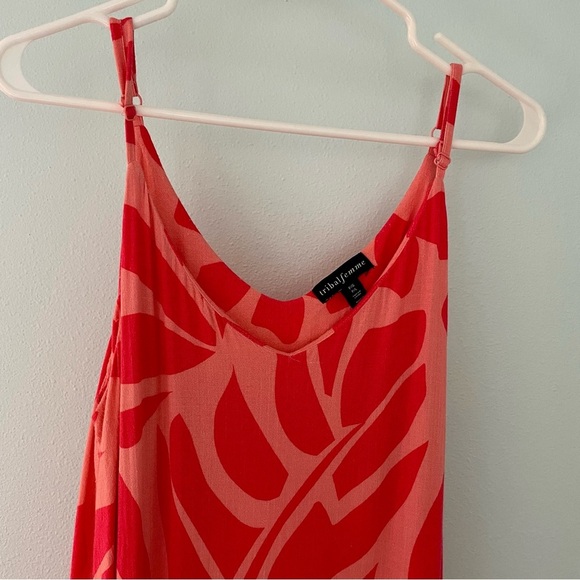 TRIBAL Tropical Print Maxi Dress pink size LP - Picture 3 of 12